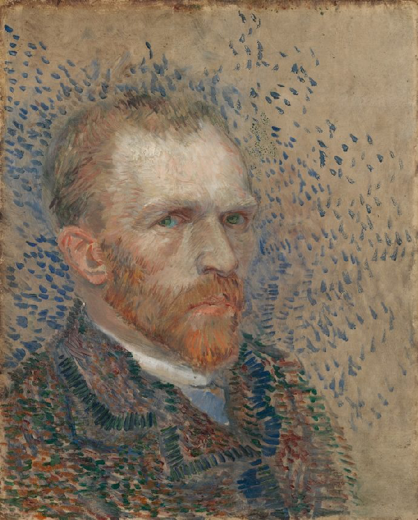 A self portrait of Vincent Van Gogh